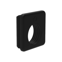 KROP Redukcja gumowa do łapacza deszczówki 80x80/50 mm - system rynny kwadratowej